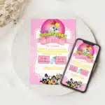 Convite Digital Baby Looney Tunes 8