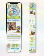 Convite Infinito Baby Looney Tunes