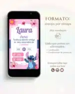 Convite Interativo Lilo e Stitch 2