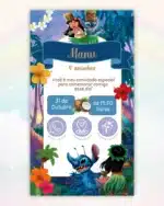 Convite Interativo Lilo e Stitch 7