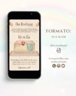 Convite Chá Revelação Neutro 7