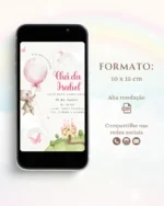 Convite Digital Chá de Bebê Lilás 3