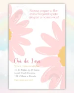 Convite Digital Chá de Bebê Lilás 3