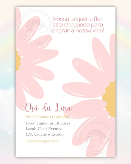 Convite Digital Chá de Bebê Lilás 3