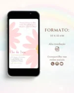Convite Digital Chá de Bebê Lilás 3