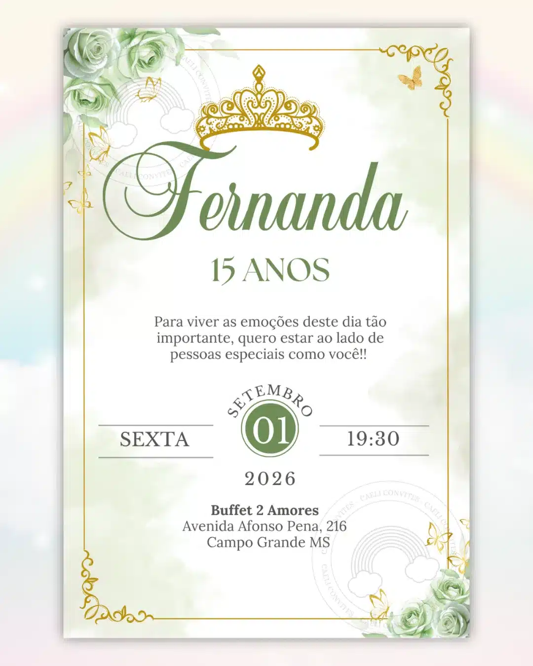 Convite Interativo 15 anos Vermelho 1