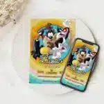 Convite Digital Baby Looney Tunes 5