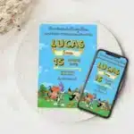 Convite Digital Baby Looney Tunes 5