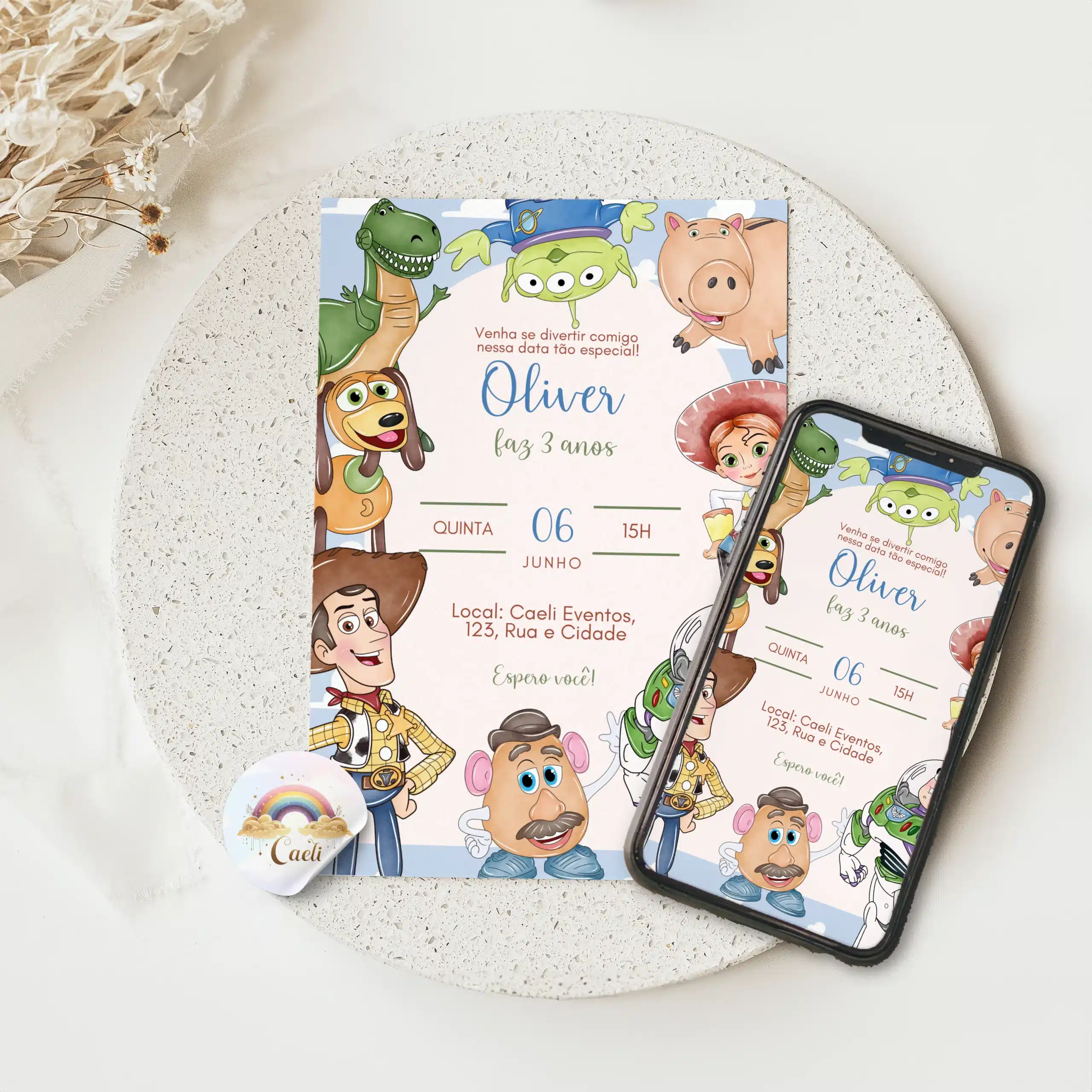 Convite Digital Toy Story 5 Convite Digital Toy Story 1,toy story