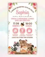 Convite Interativo Bosque Encantado