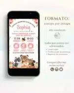 Convite Interativo Bosque Encantado