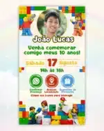 Convite Interativo Lego