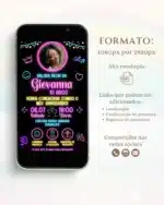 Convite Interativo Neon