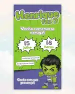 Convite Interativo Pantera Negra