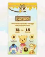Convite Interativo Cocomelon,Convite Ursinho Pooh Interativo