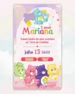 Convite Digital Ursinhos Carinhosos 7