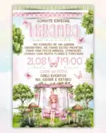 convite jardim das fadas,convite virtual jardim das fadas,festa jardim das fadas convite,convite jardim encantado das fadas
