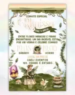 convite jardim das fadas,convite virtual jardim das fadas,festa jardim das fadas convite,convite jardim encantado das fadas