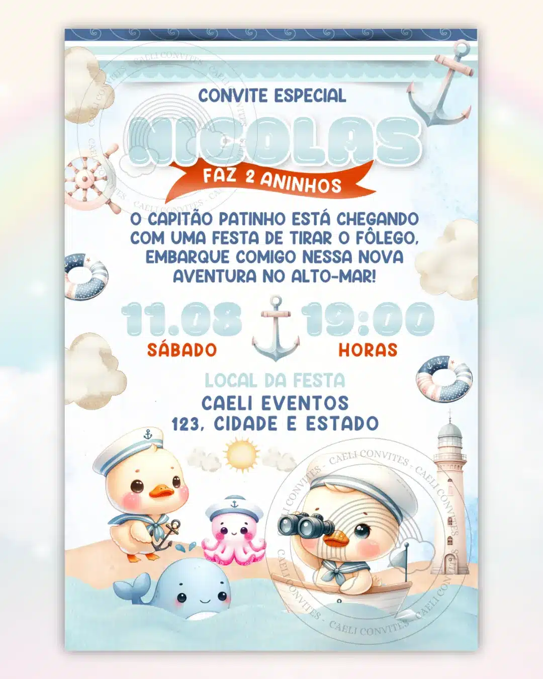 Convite Digital Astronauta 6