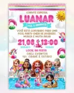 Convite Digital Princesas da Disney 3