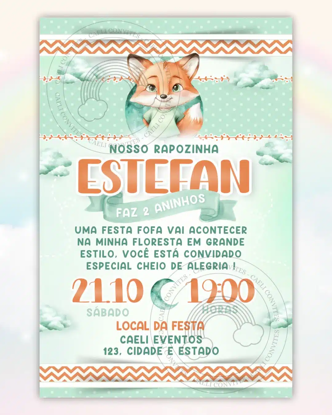 Convite Digital Raposinha 2