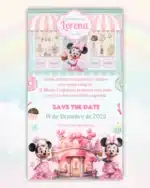 Convite Minnie Vermelha